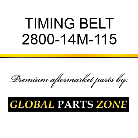 TIMING BELT 2800-14M-115