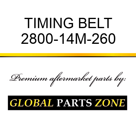 TIMING BELT 2800-14M-260