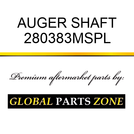 AUGER SHAFT 280383MSPL
