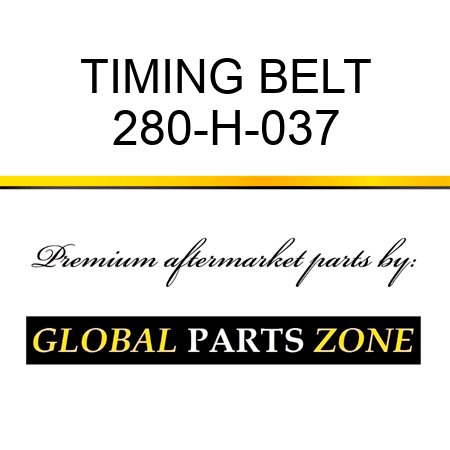 TIMING BELT 280-H-037