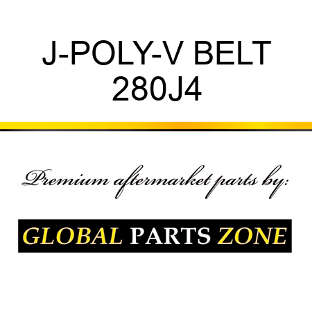 J-POLY-V BELT 280J4