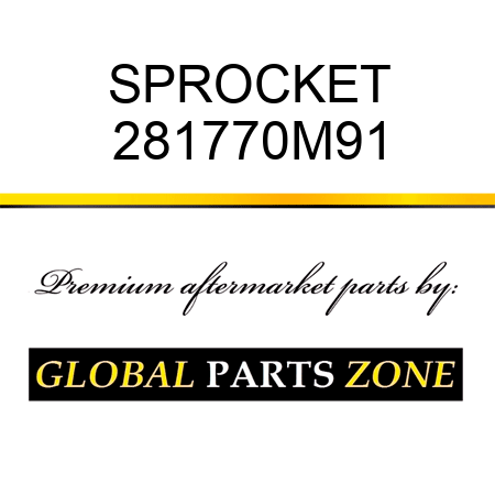 SPROCKET 281770M91