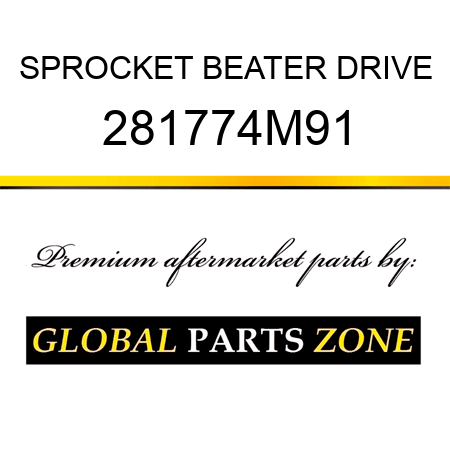 SPROCKET BEATER DRIVE 281774M91