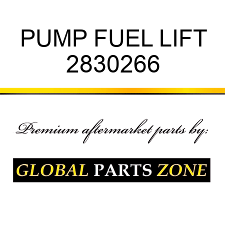 PUMP FUEL LIFT 2830266