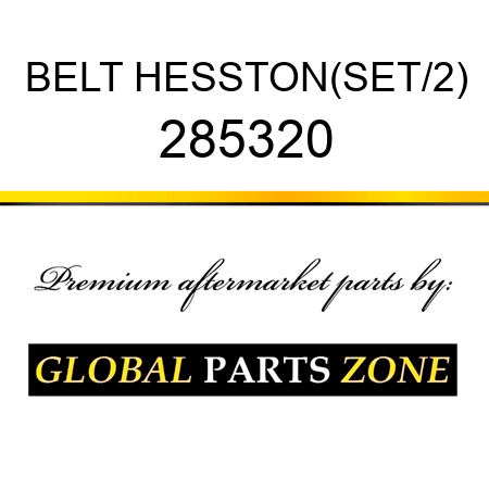 BELT HESSTON(SET/2) 285320