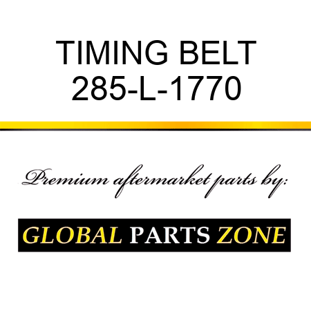 TIMING BELT 285-L-1770