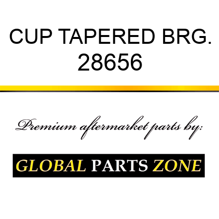 CUP TAPERED BRG. 28656