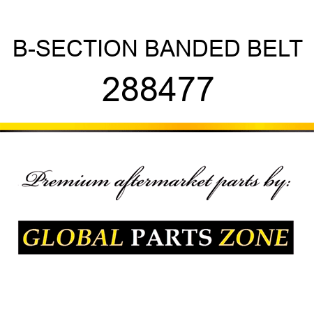 B-SECTION BANDED BELT 288477