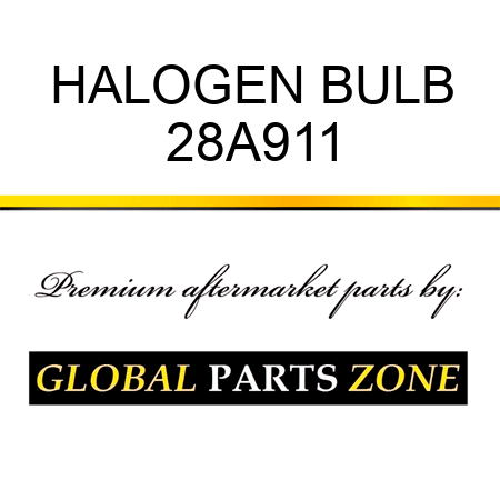 HALOGEN BULB 28A911