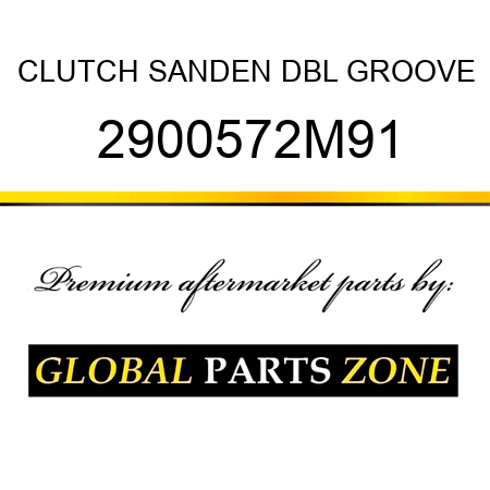 CLUTCH SANDEN DBL GROOVE 2900572M91