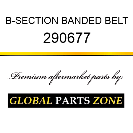 B-SECTION BANDED BELT 290677