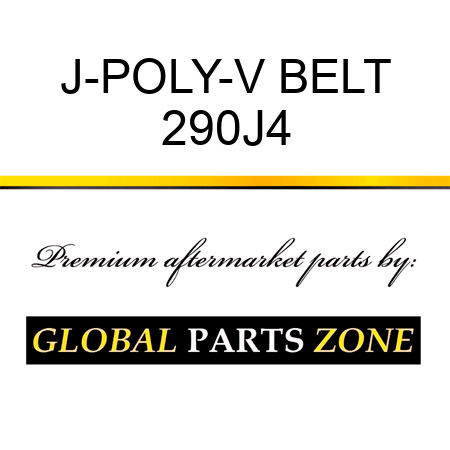 J-POLY-V BELT 290J4