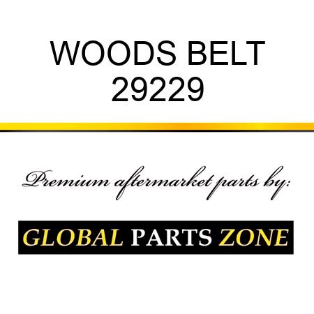 WOODS BELT 29229