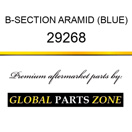 B-SECTION ARAMID (BLUE) 29268