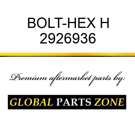 BOLT-HEX H 2926936