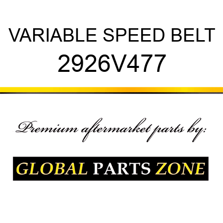 VARIABLE SPEED BELT 2926V477