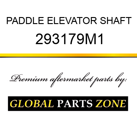 PADDLE ELEVATOR SHAFT 293179M1