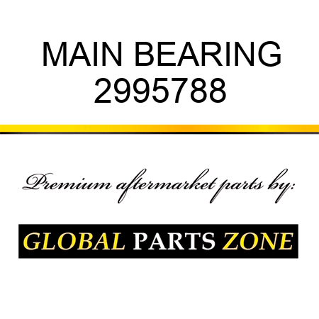 MAIN BEARING 2995788