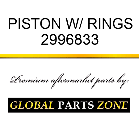 PISTON W/ RINGS 2996833