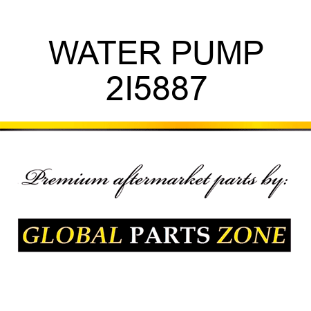 WATER PUMP 2I5887