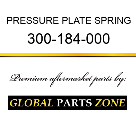 PRESSURE PLATE SPRING 300-184-000