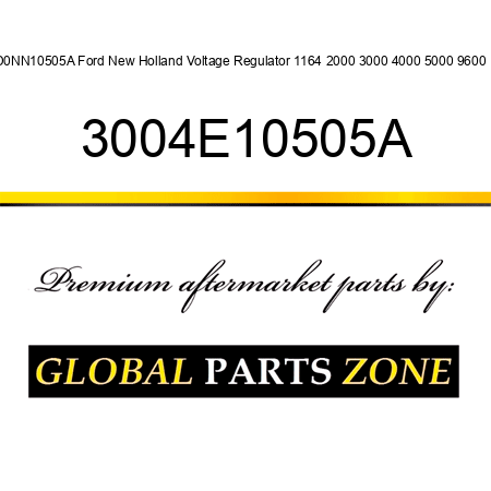 D0NN10505A Ford New Holland Voltage Regulator 1164 2000 3000 4000 5000 9600 ++ 3004E10505A