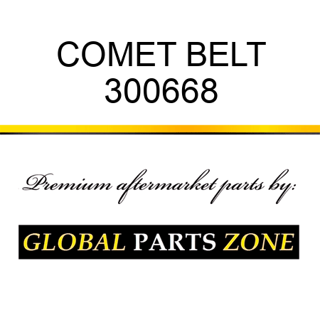 COMET BELT 300668