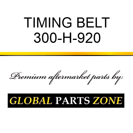 TIMING BELT 300-H-920