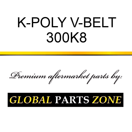 K-POLY V-BELT 300K8