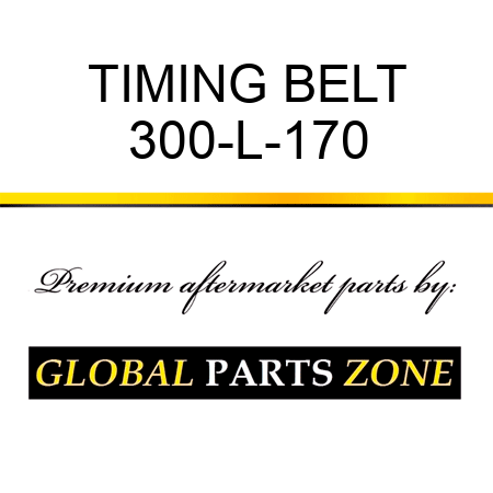 TIMING BELT 300-L-170