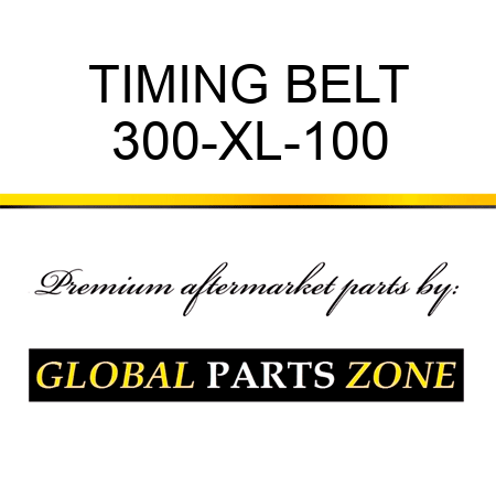 TIMING BELT 300-XL-100