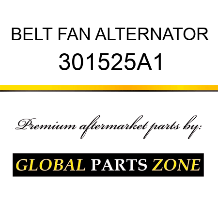 BELT FAN ALTERNATOR 301525A1
