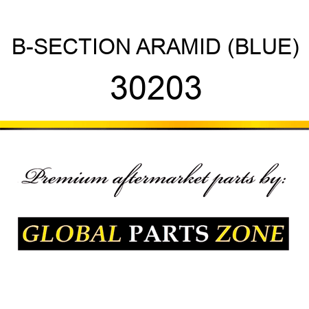 B-SECTION ARAMID (BLUE) 30203