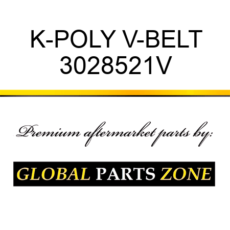 K-POLY V-BELT 3028521V