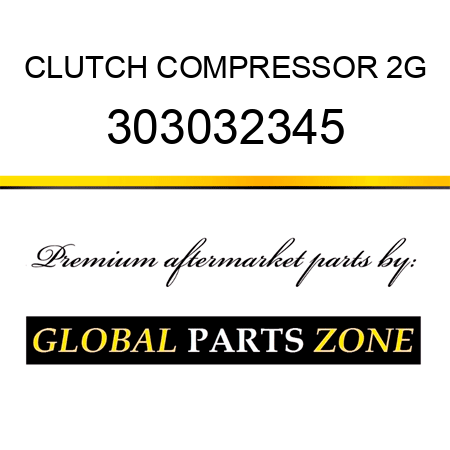 CLUTCH COMPRESSOR 2G 303032345