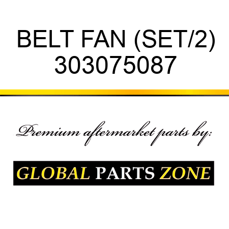BELT FAN (SET/2) 303075087