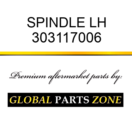 SPINDLE LH 303117006