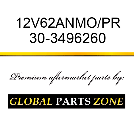 12V62ANMO/PR 30-3496260