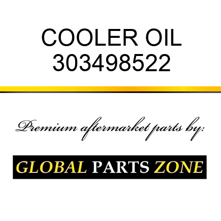 COOLER OIL 303498522