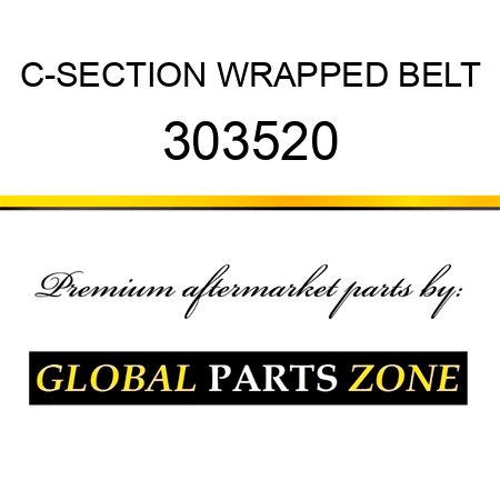 C-SECTION WRAPPED BELT 303520