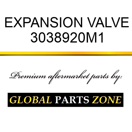 EXPANSION VALVE 3038920M1