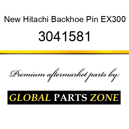 New Hitachi Backhoe Pin EX300 3041581