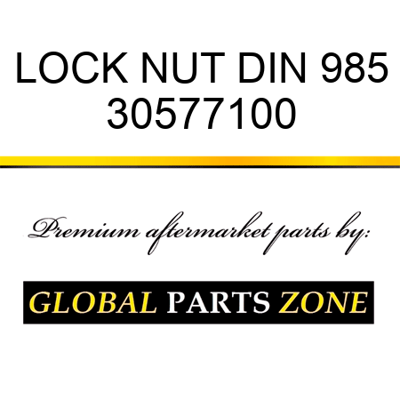 LOCK NUT DIN 985 30577100
