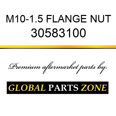 M10-1.5 FLANGE NUT 30583100