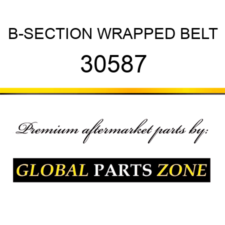B-SECTION WRAPPED BELT 30587