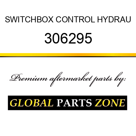 SWITCHBOX CONTROL HYDRAU 306295