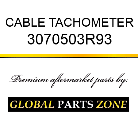 CABLE TACHOMETER 3070503R93