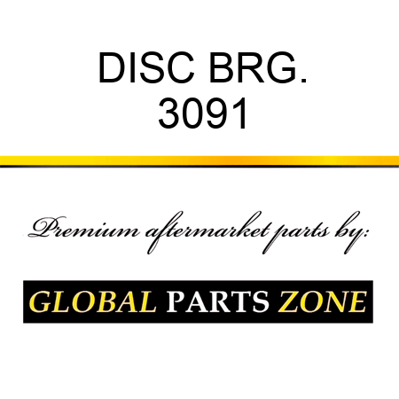 DISC BRG. 3091