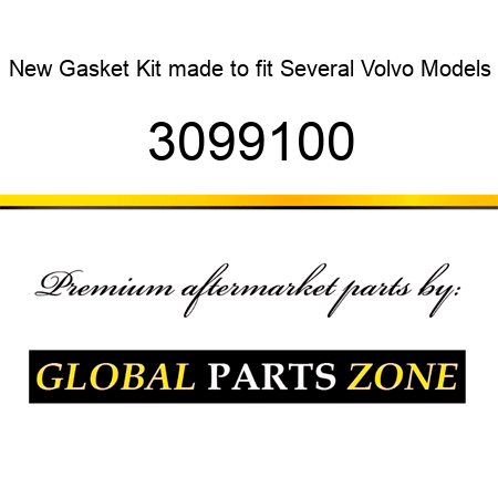 New Gasket Kit made to fit Several Volvo Models 3099100