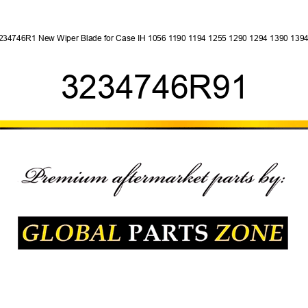 3234746R1 New Wiper Blade for Case IH 1056 1190 1194 1255 1290 1294 1390 1394 + 3234746R91